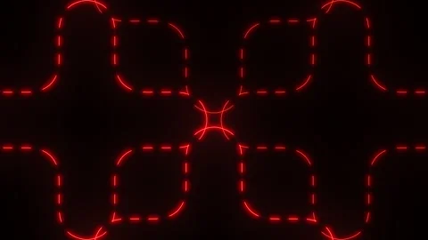 Abstract red line pattern a visually captivating and enigmatic design Vídeos de archivo 285696661