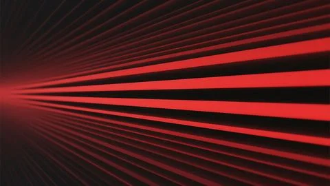 Abstract red lines converging perspective design Stock Illustration