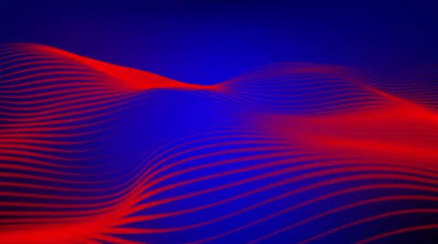 Abstract red lines energy LOOP Stock-Footage 25844898