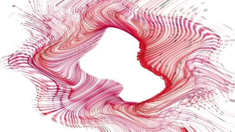 Abstract Red Lines Stock Footage 289126399