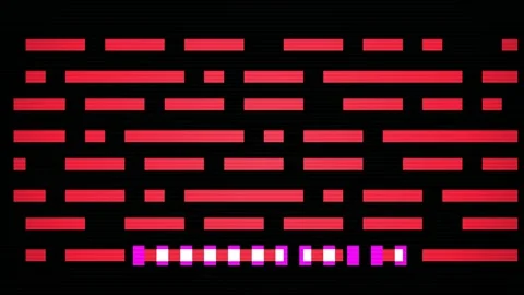 Abstract Red Lines Pattern on Black Background Dynamic Motion. Stock Footage 334511801