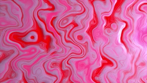 Abstract red liquid surface flow background. abstract glowing liquid animat.. Stock Footage 296624001