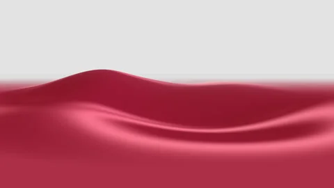 Abstract red liquid surface waves background with smooth flowing motion 스톡 동영상 332108424