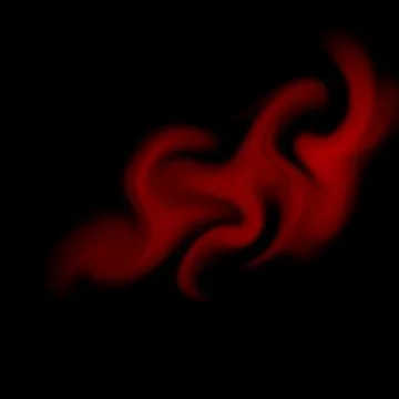 Abstract red liquid wave on black background Stock Illustration