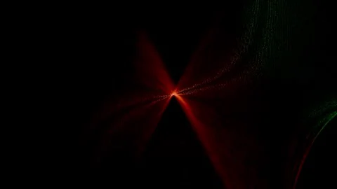 Abstract red loop simulation Video stock 294665309
