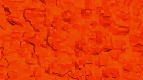 Abstract red low poly surface as fine background in stylish low poly design Stock Footage