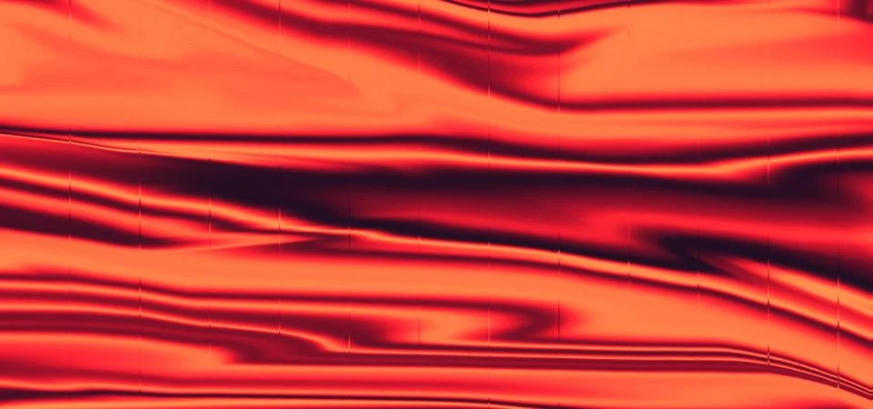 Abstract Red Metallic Liquid Wave Texture Background Иллюстрация