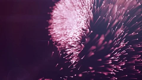 Abstract red motion background with flying lights Stock Footage 80408270