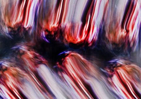 Abstract Red Motion Blur Energy Background With Flowing Streaks And Painter.. Stock Illustration