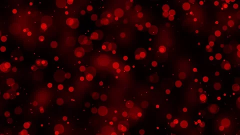 Abstract red Moving Glitter Lights background. dot ball and particle flying.. Stock Footage 293486489