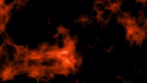 Abstract Red Nebula Cloud Motion Background Cosmic Space Energy Flow Video stock 342800127