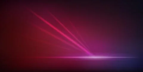 Abstract Red Neon Background with Bright Ray Halo Illustrazione stock