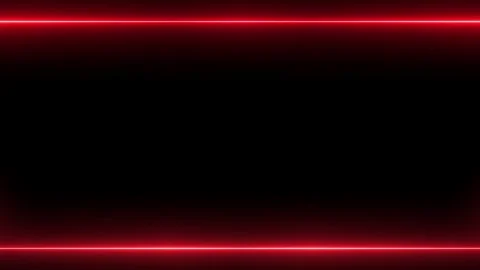 Abstract Red Neon Frame Stock Footage 284398977