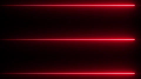 Abstract red neon light beams moving across dark background motion graphic .. Stock-Footage 334906327