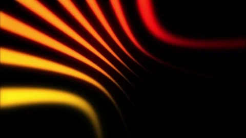 Abstract Red Neon Lines Background on Black Screen Futuristic Glowing Vídeos de archivo 334668288