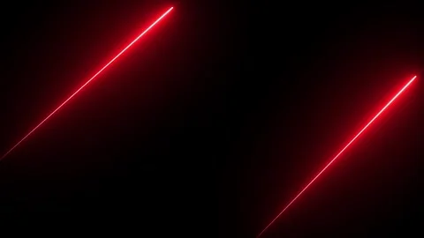 Abstract red neon lines moving diagonally across dark black background loop. 스톡 동영상 334906306