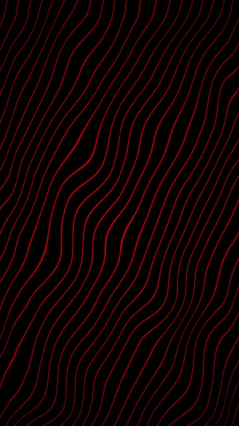 Abstract red neon waving lines vertical loop background Stock Footage 345516420