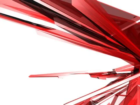 Abstract red object Stock Illustration