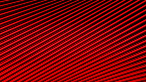 Abstract red optical illusion with moving parallel lines, seamless loop. Motion Stock Footage 193655693