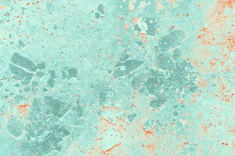 Abstract red, orange, celadon and aquamarine colors background for design Stock Illustration