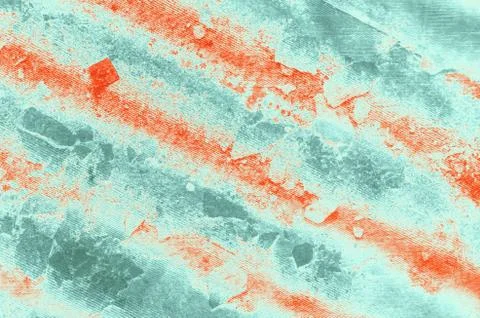 Abstract red, orange, celadon and aquamarine colors background for design Stock Illustration