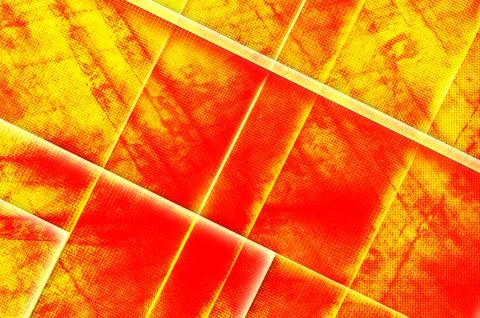 Abstract Red Orange Diagonal Grid Texture Background With Glowing Checkered.. Illustrazione stock