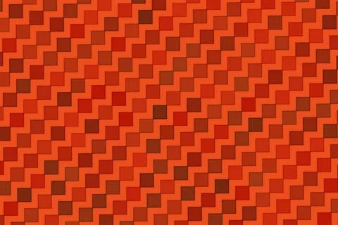 Abstract red orange geometric pattern background Illustrazione stock