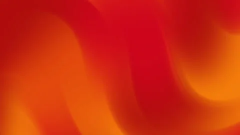 Abstract Red Orange Gradient Flow Background with Soft Curved Liquid Shapes and 库存影片 335915974