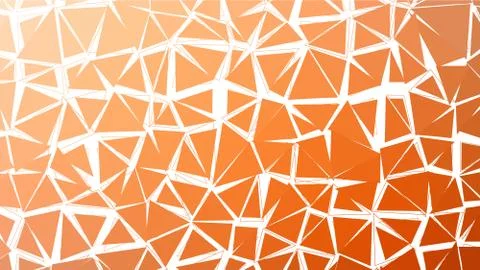 Abstract red orange gradient lowploly of many triangles background for use in Stock Illustration