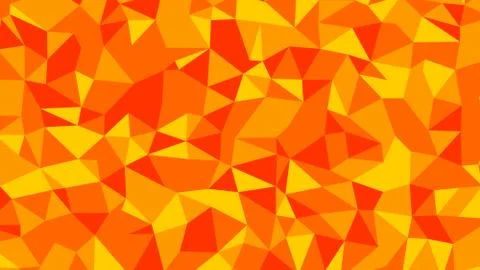 Abstract red orange lowploly of many triangles background for use in design Stock Illustration
