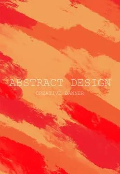 Abstract Red Orange paint Background. Vector illustration design Stock Illustration