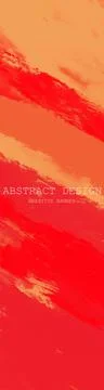Abstract Red Orange paint Background. Vector illustration design Stock Illustration