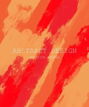 Abstract Red Orange paint Background. Vector illustration design Stock Illustration