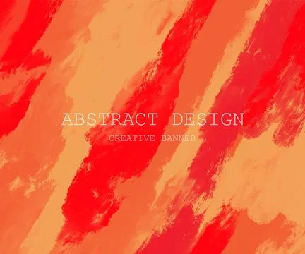 Abstract Red Orange paint Background. Vector illustration design Stock Illustration