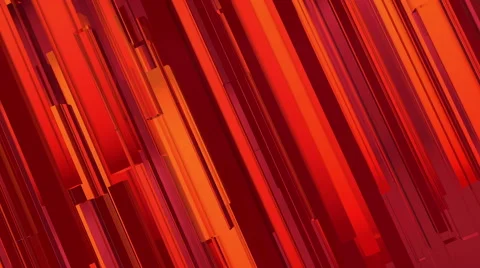 Abstract red, orange, pink lines motion background Video stock 64045855