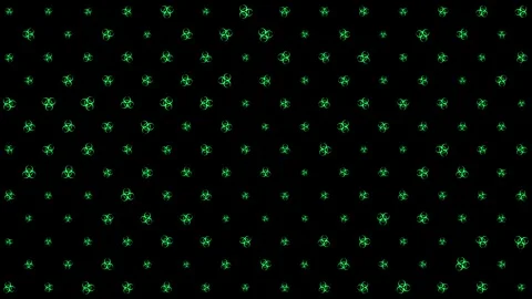 Abstract Red Orange Triangle Sound Wave Pattern on Black Background Stock Footage 334084485