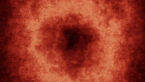 Abstract Red Organic Background with Fluid Texture and Slow Smoke Motion Stock Footage 337765626