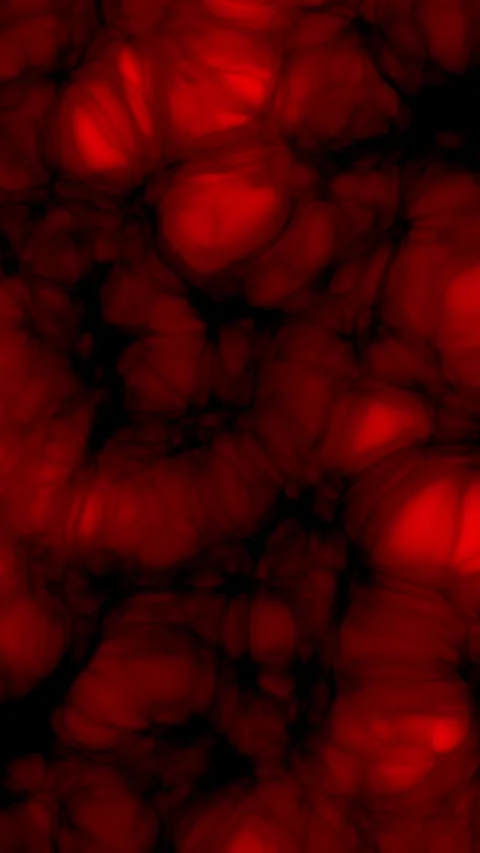 Abstract Red Organic Energy Background fractal vertical 1 Stock-Footage 320409304