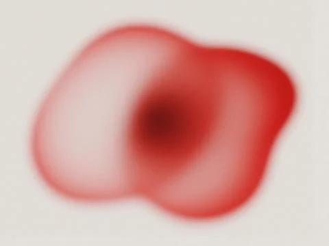 Abstract red organic form blurred background Stock Illustration