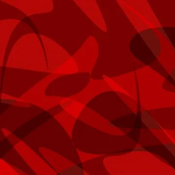 Abstract Red Overlapping Shapes Illustration Background Stock Illustration