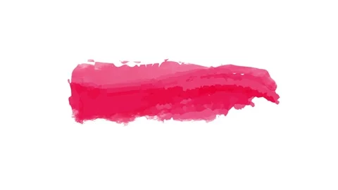 Abstract red paint brush strokes animation. Motion Video stock 149119329