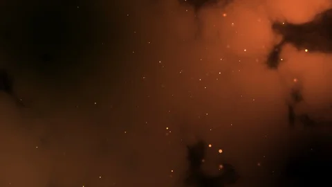 Abstract red particle background with shallow depth of field at the top and Stock Footage 105381901