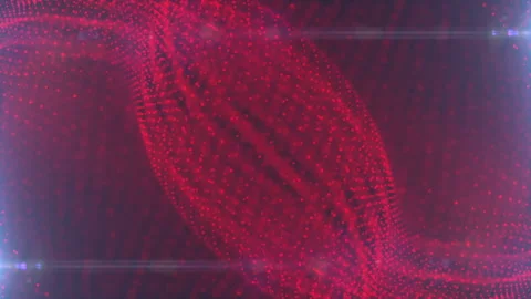 Abstract Red Particle Looped Background 01 스톡 동영상 107686514