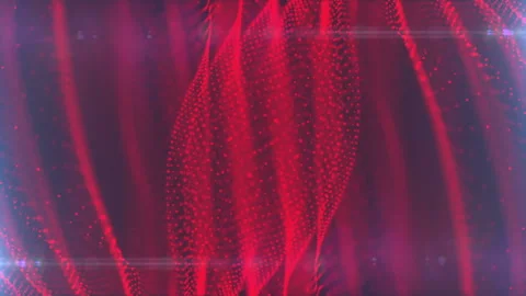 Abstract Red Particle Looped Background 03 Stock Footage 107686664