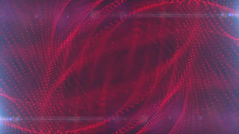 Abstract Red Particle Looped Background 04 스톡 동영상 107686754