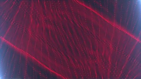 Abstract Red Particle Looped Background 06 스톡 동영상 107686897