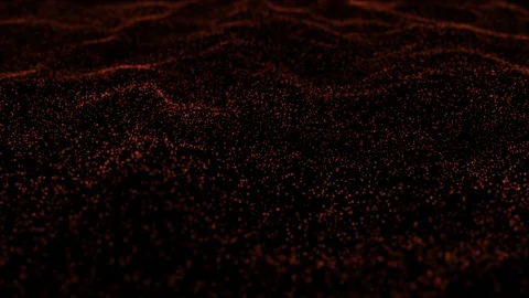 Abstract Red Particle Waves Stock Footage 102979865