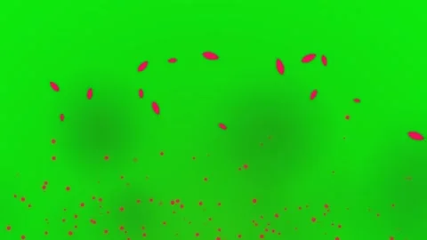 Abstract red particles floating and swirling in a dynamic motion against a .. Видео 340917721