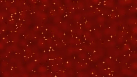Abstract Red Particles Swirling in Darkness with Subtle Gold Highlights dur.. Stock Footage 342507593