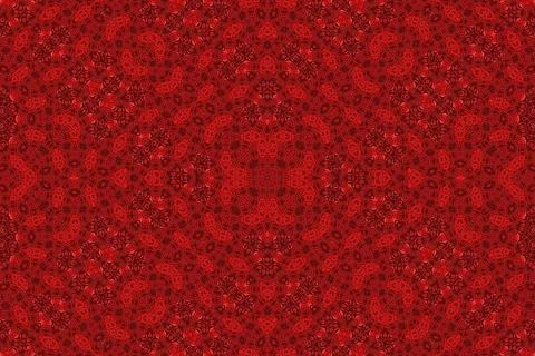 Abstract red pattern Red abstract ornamental background Copyright: xZoonar... Stockfoto's